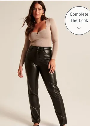 Abercrombie Leather Pants thumbnail 1