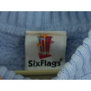 Six Flags MCM Sweater Adult XL Blue 100% Cotton‎ Sweatshirt thumbnail 5