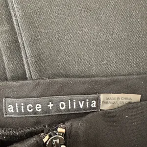 Alice + Olivia leather Ponte black leggings 0 New without tags thumbnail 5