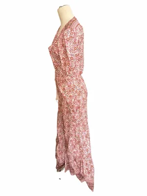 Faherty‎ Orinda cotton maxi gown size small thumbnail 4