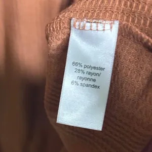 Maurices Brown Waffle Knit‎ Lace Up Top Size 3X thumbnail 5