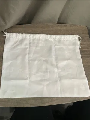 Authentic Coach (Re)Loved White Sateen Drawstring Handbag Dust Bag thumbnail 4