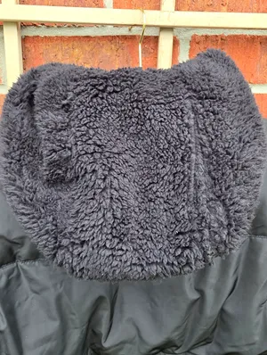 DKNY Puffer Black Sherpa Lined Jacket XL thumbnail 8