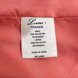 Lovers + Friends X Revolve Riviera Strapless Asymmetrical Dress Pink Chic Size S thumbnail 8