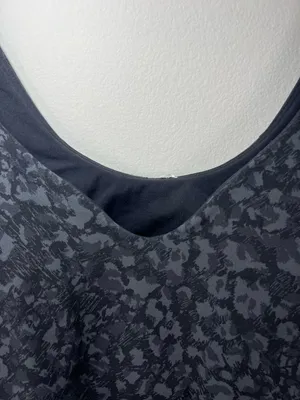 Lululemon Align Tank Top Wild Thing Camo Black Nulu Cropped Built-in Bra Yoga 12 thumbnail 3