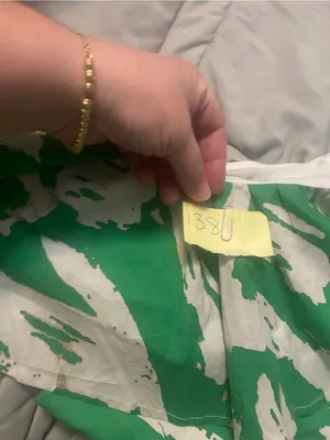 Flying Tomato green and White Lightweight Blouse thumbnail 13