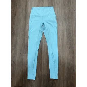 Lululemon Align Pants Womens 6 Blue Nylon‎ Stretch Mid Rise Athleisure Running thumbnail 2