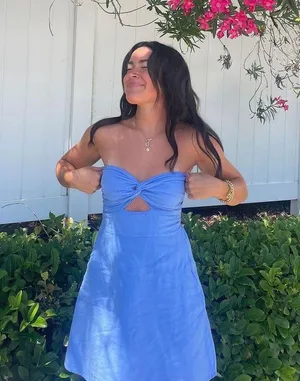 These Three Boutique Blue Mini Dress thumbnail 3