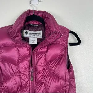 Columbia Down‎ Filled Vest Sz XS thumbnail 6