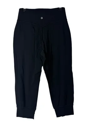Lululemon Align‎ Black High Rise Crop Jogger Pants 6 thumbnail 3