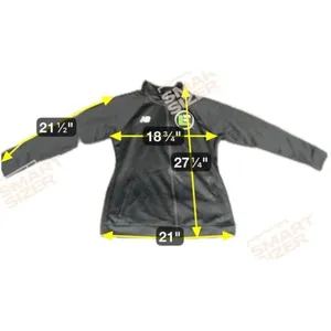 New‎ Balance x Lacrosse Women Size Large Logo Black Jacket Sporty Activewear thumbnail 8
