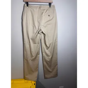 LL Bean Womens 6 Medium Tall Khaki Chino Pants Straight Leg‎ Cotton Twill 0DVG5 thumbnail 4