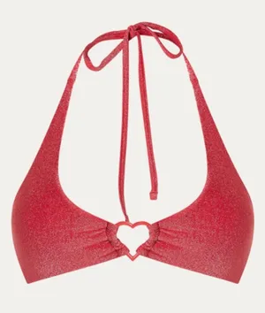 Blackbough - Thea Bikini Top in Ruby Shimmer thumbnail 1