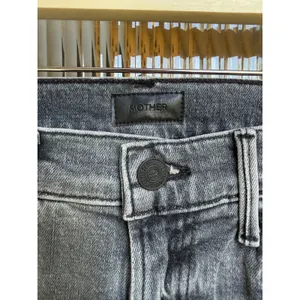 Mother Denim The Rascal Ankle Fray Jeans‎ Stitching In The Dark Grey Size 25 thumbnail 2