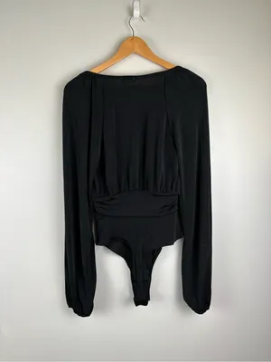 Intimately Free People In Your Arms Bodysuit Women's Size Medium Black thumbnail 4