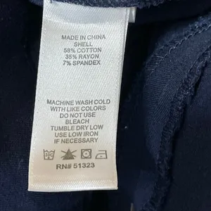 1.State Women's Navy Blue High Rise Slim Straight Skinny Trousers Pants Size 6 thumbnail 5