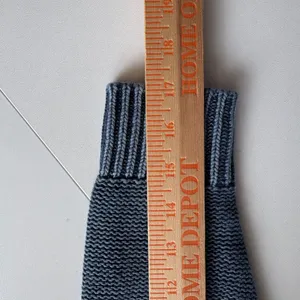 American Eagle‎ Outfitters Blue V-Neck Cotton Sweater Knit Top thumbnail 5