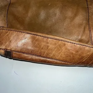 Vintage Fossil Leather Crossbody Bag Purse Brown 13.5 X 11" Womens Ladies thumbnail 9