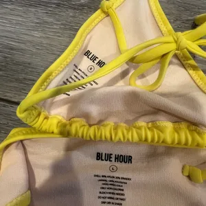 Pacsun Yellow Triangle Bikini Set thumbnail 5