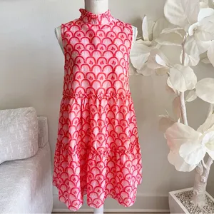 J Marie The Scarlette Sleeveless Floral Ruffle Neck Dress thumbnail 3