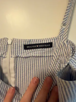 brandy melville striped dress thumbnail 2