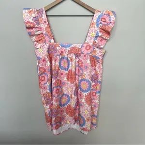Tuckernuck x Cameran Eubanks Wimberly Folly Floral Hazel Linen Dress Size Large thumbnail 9