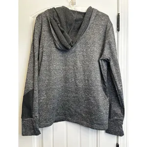 Litletics Gray Full Zip Women’s Hooded Performance Jacket XL Stretch Athleisure thumbnail 12