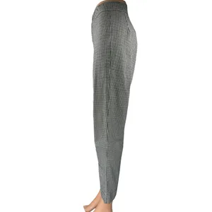 Brandy Melville Black White Gingham Checkered High Waisted Trouser Pants Size S thumbnail 2