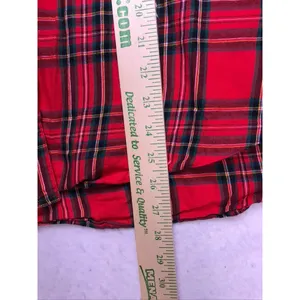 Victoria's Secret Pajama Set Women XL Red Plaid Flannel Sleepwear Holiday thumbnail 5