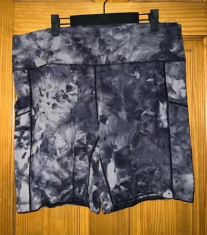 Constantly Varied Gear Black & Gray Tie-Dye Active Shorts thumbnail 1