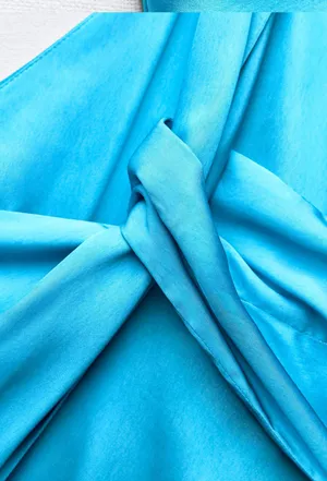 ZARA Asymmetrical Satin Effect Tie Dye Dress thumbnail 5