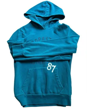 Vintage Aeropostale Blue Sporty Hoodie Sweater size M thumbnail 1