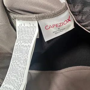Capezio Toronto Camisole Bra Top Women S Brown Striped‎ Elastic Hem Dancewear thumbnail 4