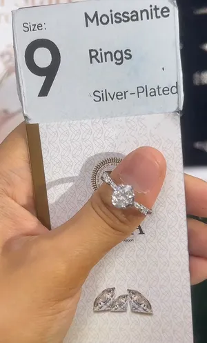 Ring Sterling Silver Moissanite thumbnail 1