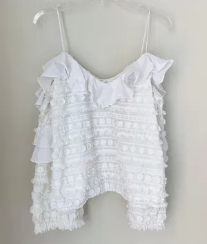 Alexis Damini Cold Shoulder Embroidered Top thumbnail 2