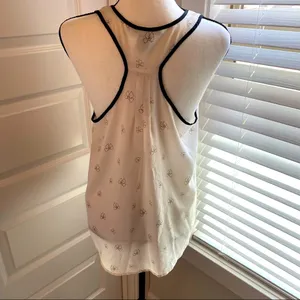 American Rag|| White/ black bows Razorback tank thumbnail 3