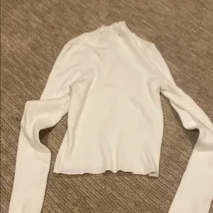 Divided White Ribbed Long Sleeve Bodysuit thumbnail 1