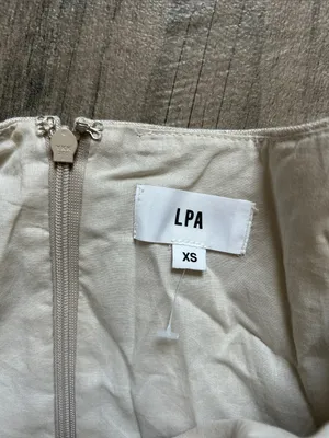 LPA Cream Button-Front Mini Dress thumbnail 2