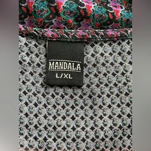 MÁNDALA Boho Chic Multicolor Tank Top Purple Size L thumbnail 5
