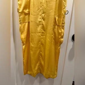 Love The Label Anthropologie Sleeveless Utility‎ Dress Yellow Size XS thumbnail 10