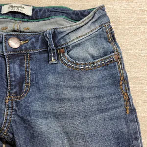 Wrangler Retro Low Rise Boot Cut Jeans Size 0/34 Tall Medium Wash Denim Western thumbnail 9