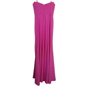 Theia Sunny Pink Strapless Sweetheart Slit Formal Gown Dress Small thumbnail 6