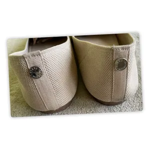 New‎ Steve Madden Women's Raine Flats Size 9 Knit Fabric Casual Shoes Tan Khaki thumbnail 3
