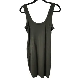 Yitty Mini Dress Womens Medium‎ Black NWT Bodycon Scoop Neck Stretch Sleeveless thumbnail 5