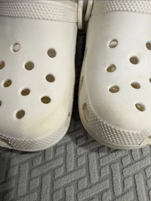 Crocs White Unisex J 3 Women’s 5 Classic Clogs boys women’s men thumbnail 6