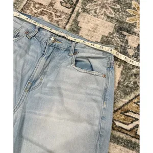 American Eagle Mom Straight Ripped Jean Blue Size 4 thumbnail 7