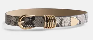 Scoop snakeskin print belt size s/m thumbnail 1