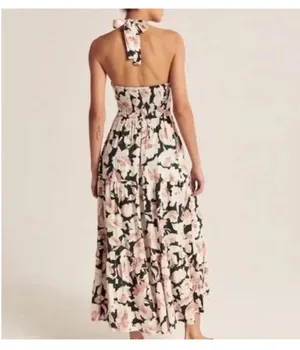 Abercrombie Floral Halter Dress thumbnail 3
