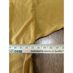 Lularoe Mustard‎ Yellow Kimono Sz Medium Sheer Artsy Duster Vacation Lightweight thumbnail 4