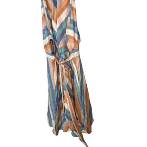 New York & Company Chevron Stripped Multicolor Women's‎ XXL Halter Dress *nwt* thumbnail 4